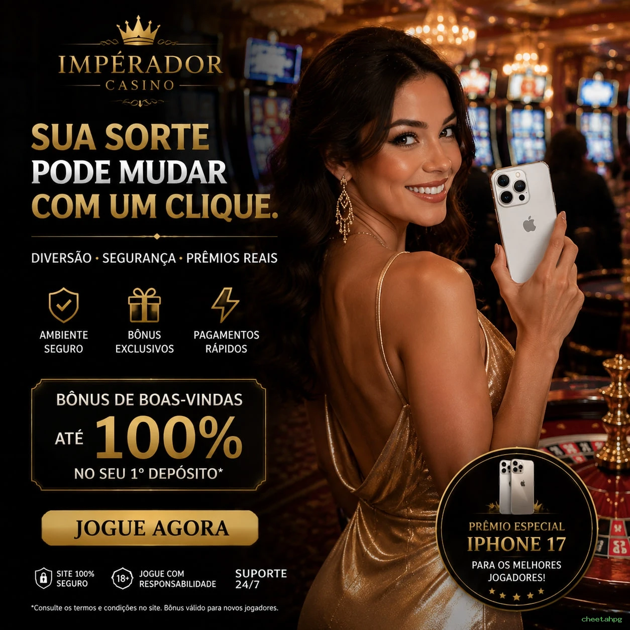 Controles de paJogonto e BRL em cheetahpg
