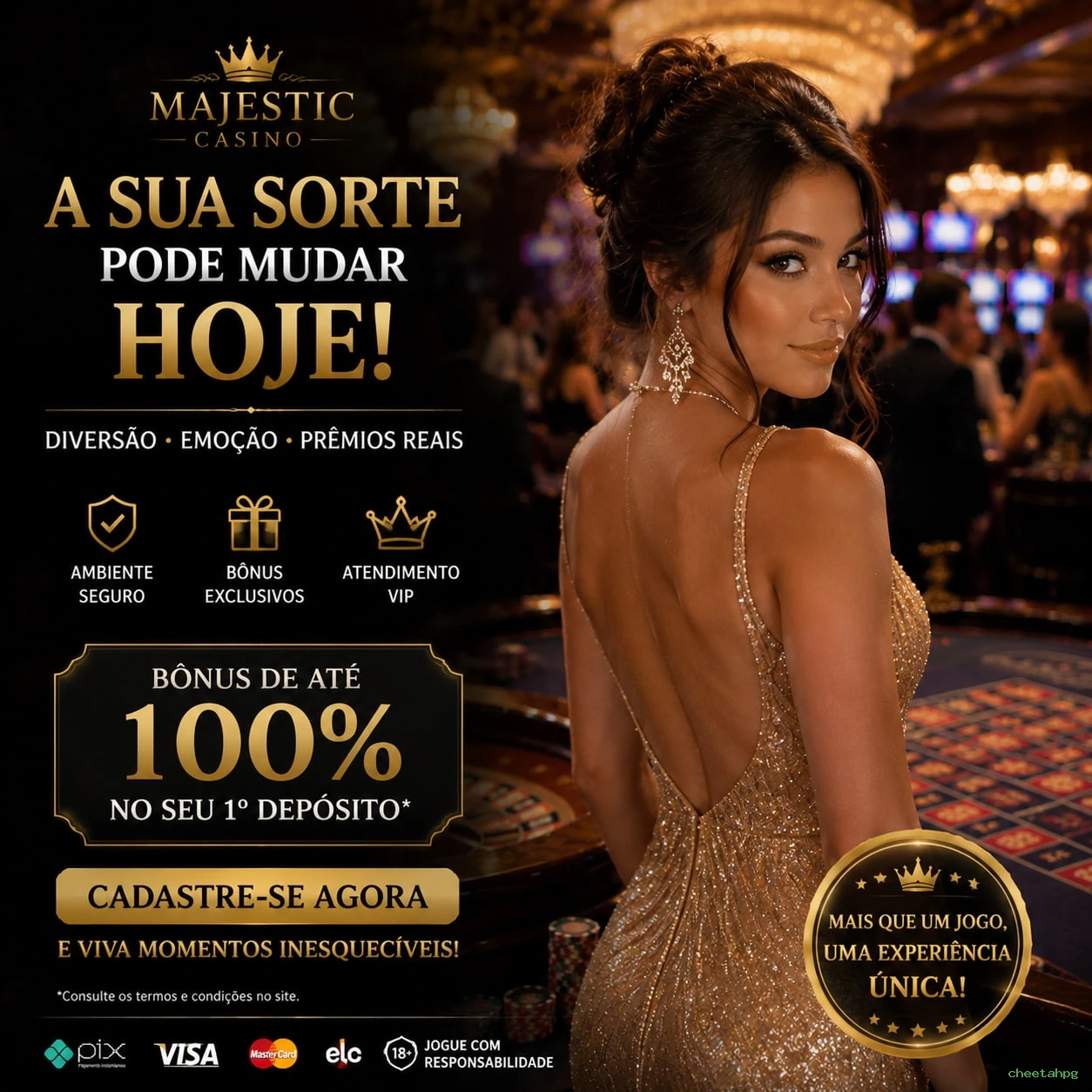 Controles de paJogonto e BRL em cheetahpg